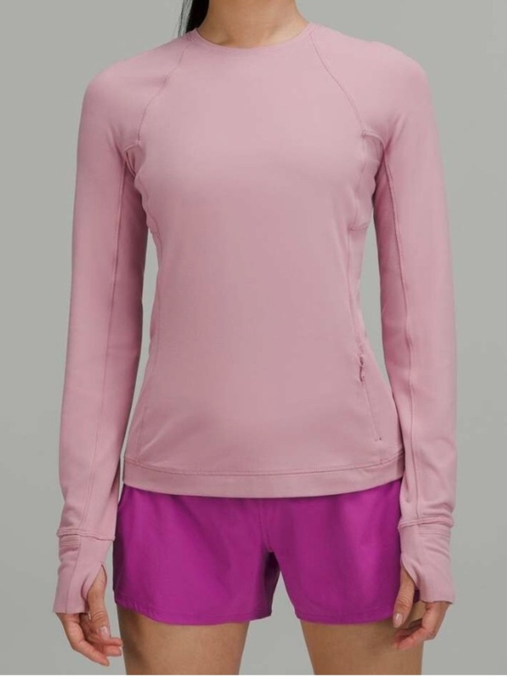 NWT Lululemon Its Rulu Run Long Sleeve Shirt Pink Taupe size 6
